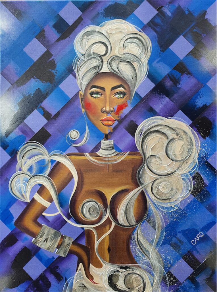 AfricaH Earth complete painting